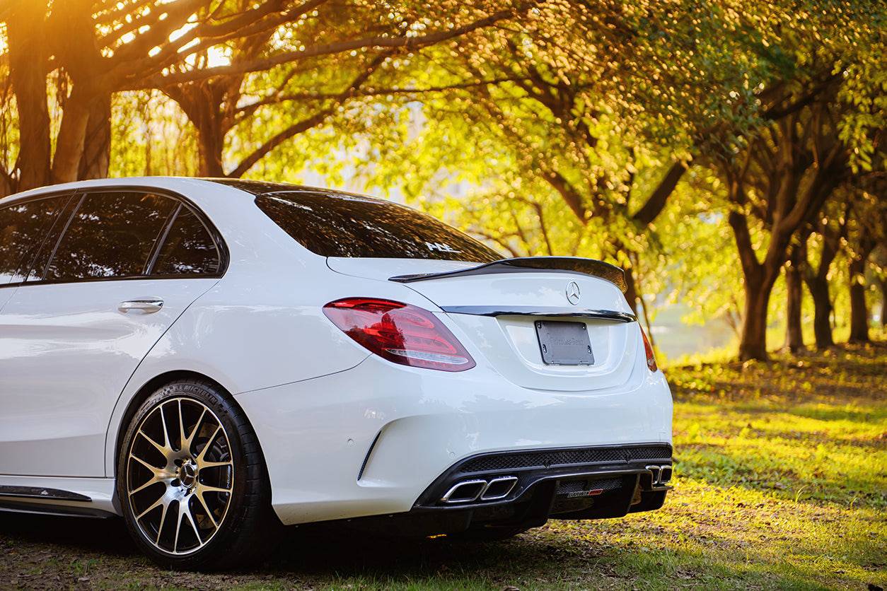 2015-2021 Mercedes Benz W205 C63 S AMG Sedan PS Style Rear Diffuser