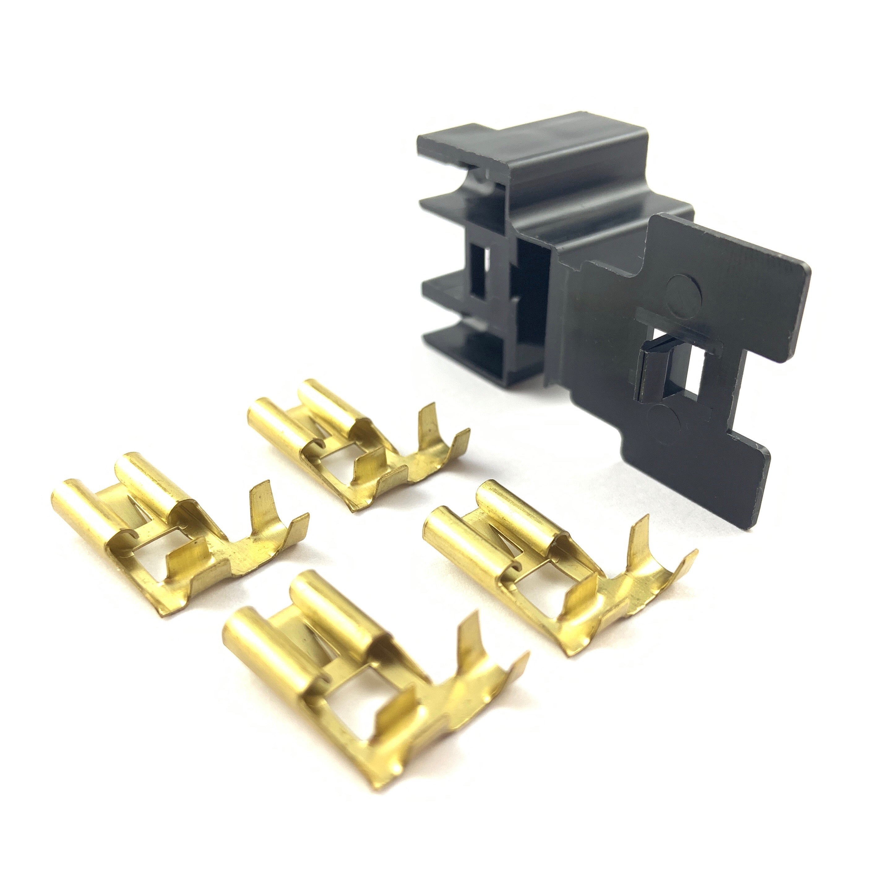 3-Way Connector Kit for H4 Headlight Bulb with Attached Cover
