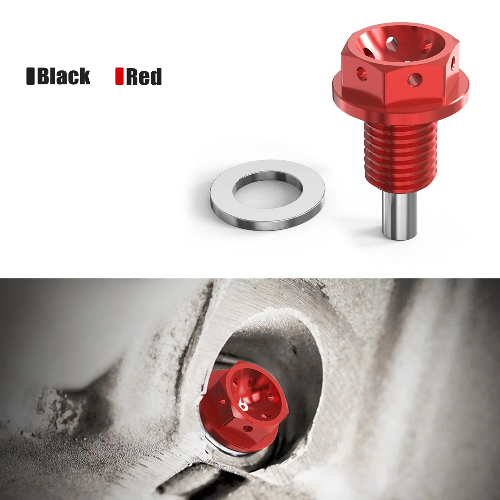 BMW Universal Magnetic Engine Oil Sump Drain Plug M12 x 1.5 Thread (Fits E30 / E36 / E39 / E46 / E60 / E70 / E82 / E90 / E92 / F10 / F30 / F80 M3 / F82 M4 / Z3 / Z4 + MINI / Replaces 11137535106 / 111