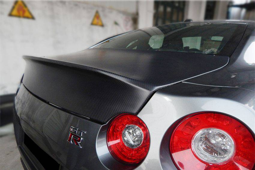 2008-2025 Nissan GTR R35 CBA DBA EBA AMS Style Carbon Fiber Trunk